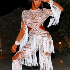 ELDA FRINGE JUMPSUIT